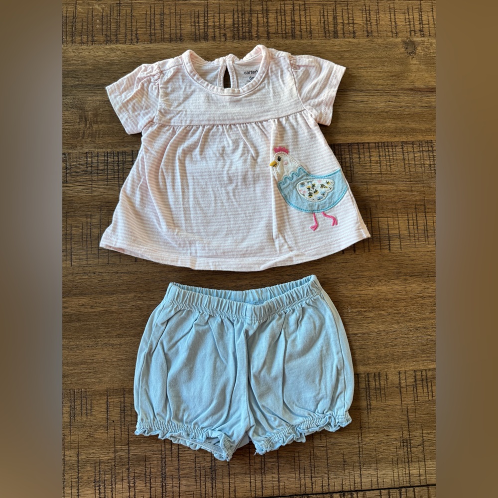 CARTER'S | Baby Top & Short Set - 6 Months